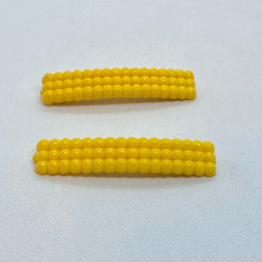 Vintage 4 Pairs 1980's Snap Back Plastic Girls' Hair Barrettes Unbranded Retro - Picture 2 of 14
